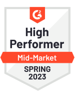 G2 high performer mid market spring 2023