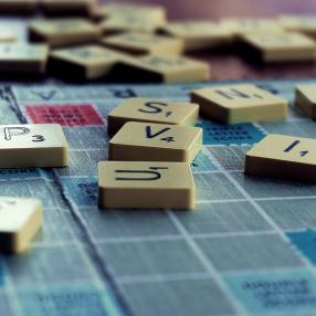 letters on table