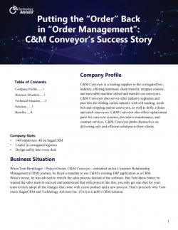 case study C&M