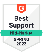 G2 best support mid market spring 2023
