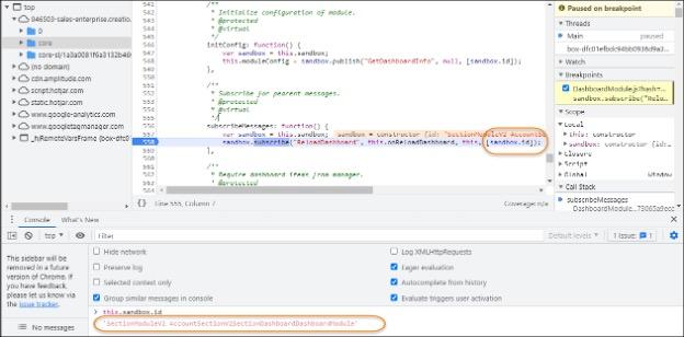 getting the sandbox ID