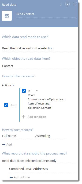 Read content in the address field