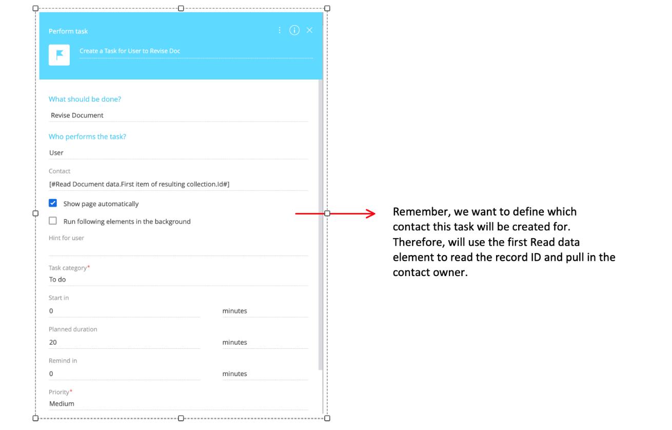 Creatio read data element