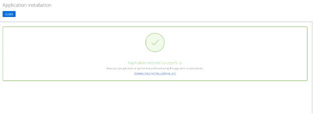 successfully downloaded