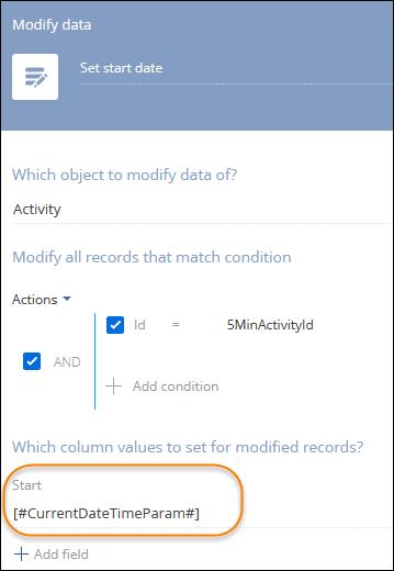 creatio date time paramaters