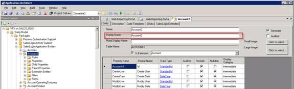Change Display Name in SalesLogix