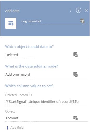 deleting data