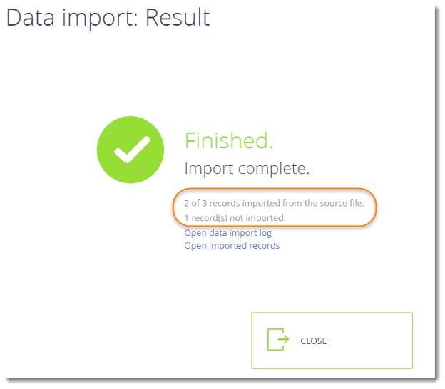 completed report