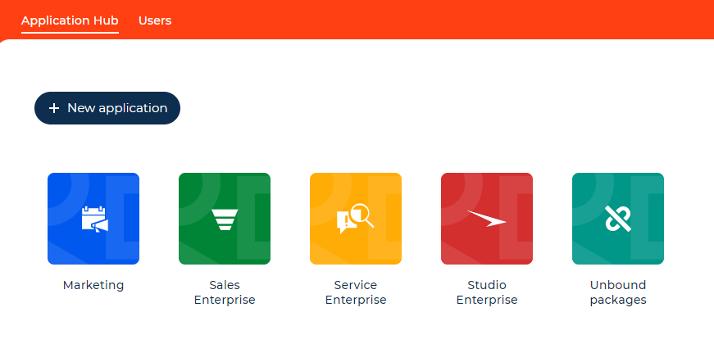 application hub icons