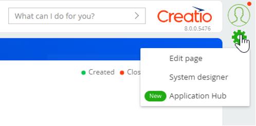 location of hub on your account