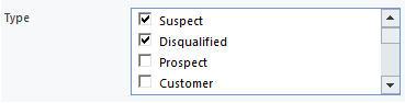 Microsoft Dynamics CRM Multi-Select Picklist