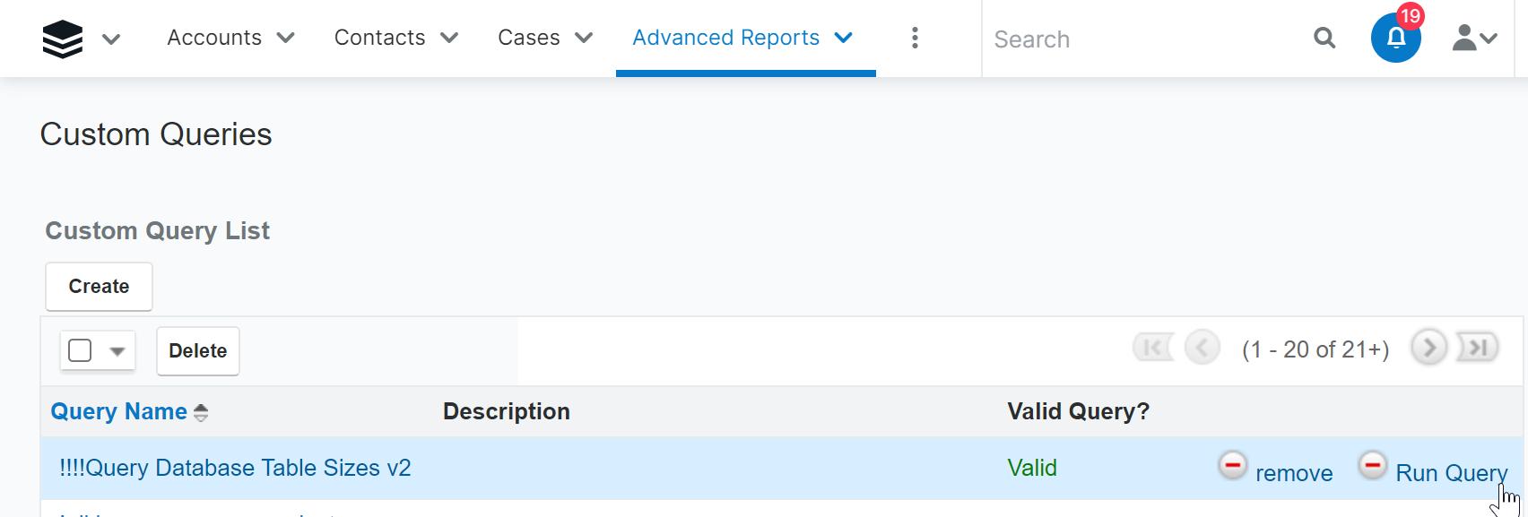 sugarcloud run custom query