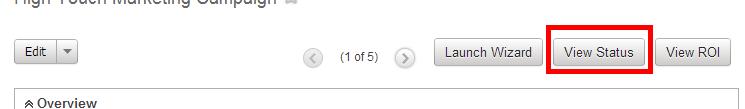 SugarCRM Campaign View Status