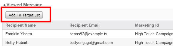 SugarCRM Campaign Add to Target List