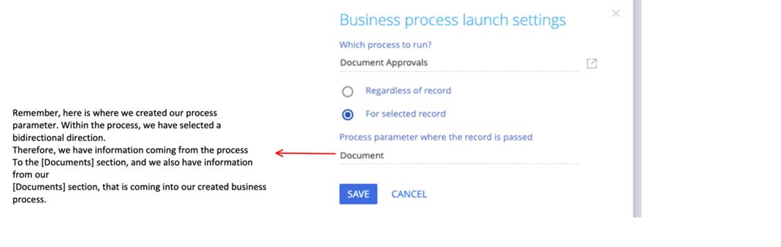 Creatio run business process