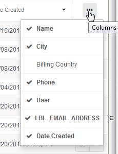 SugarCRM ListView column display