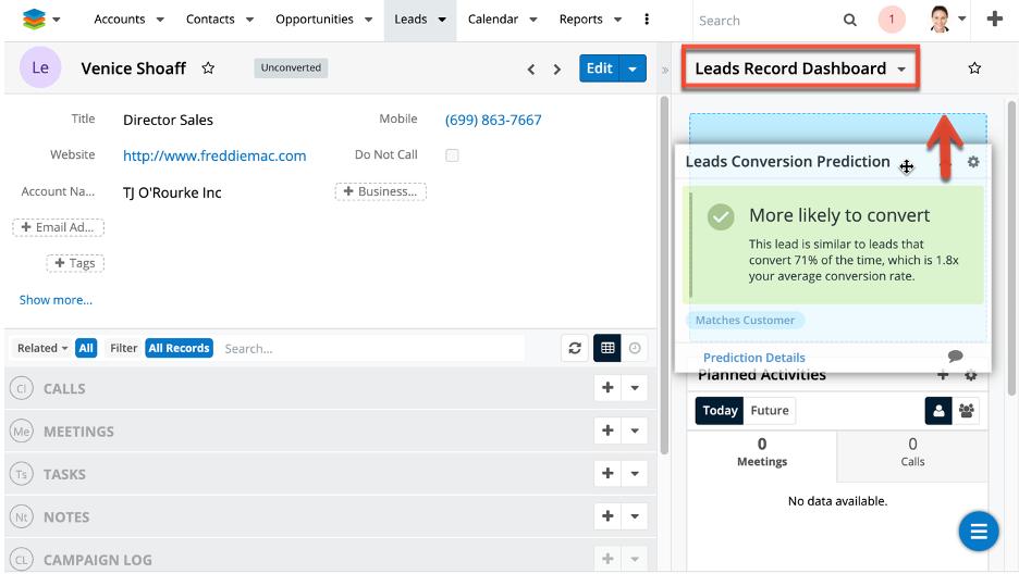 viewing your dashboard