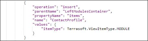 Creatio left portion of screen