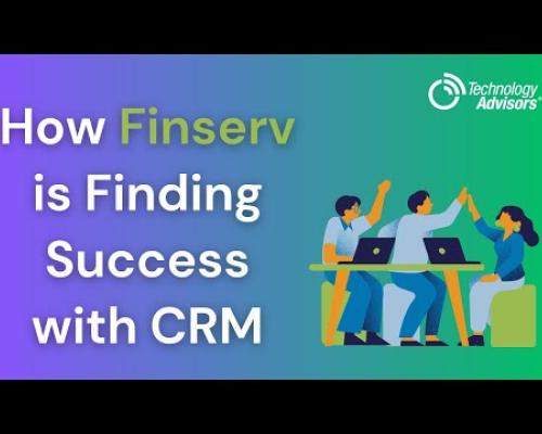 Preview image for the video "How Finserv is Finding Success with CRM".